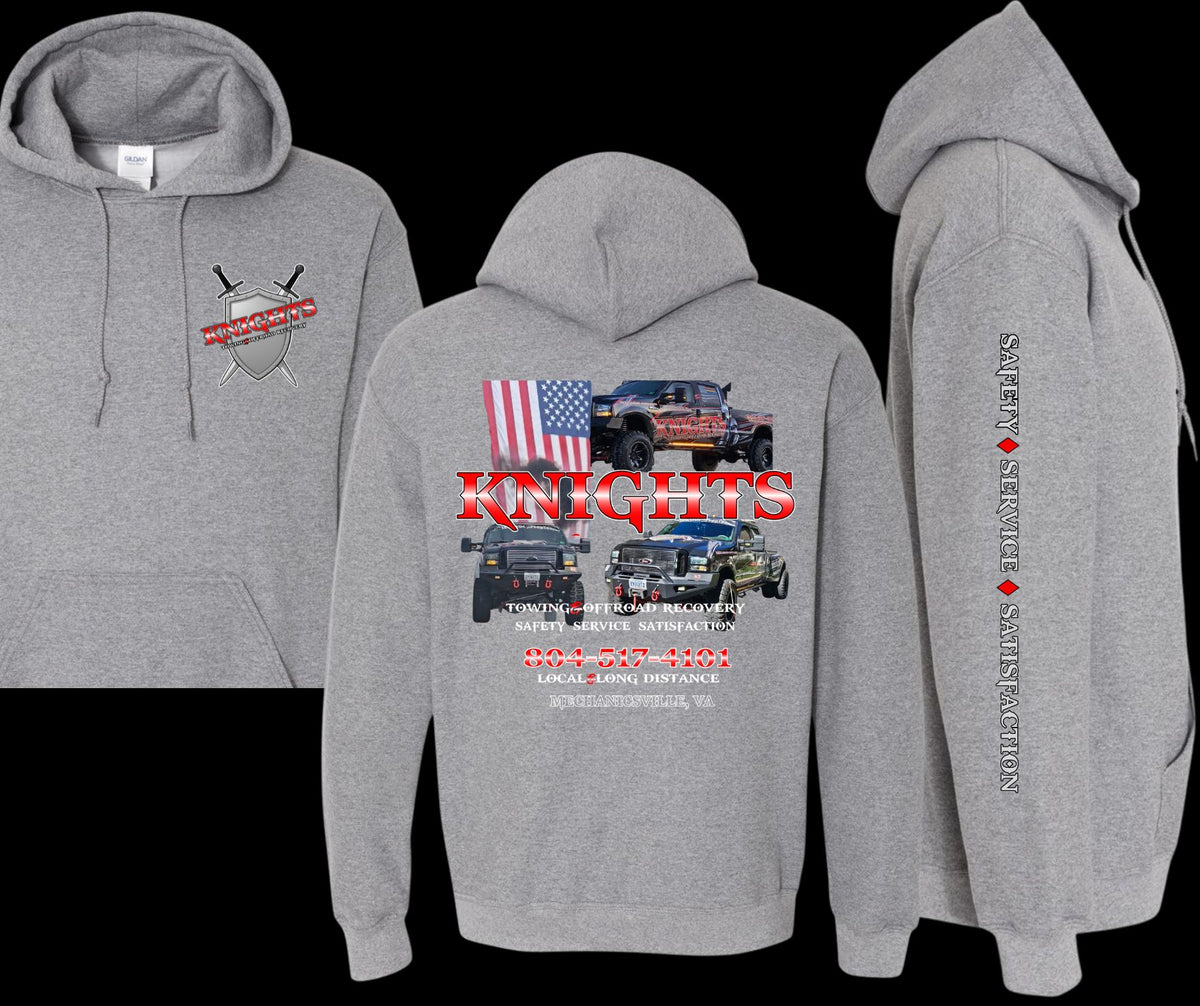 Adult Knights Towing Hoodie Sweatshirt