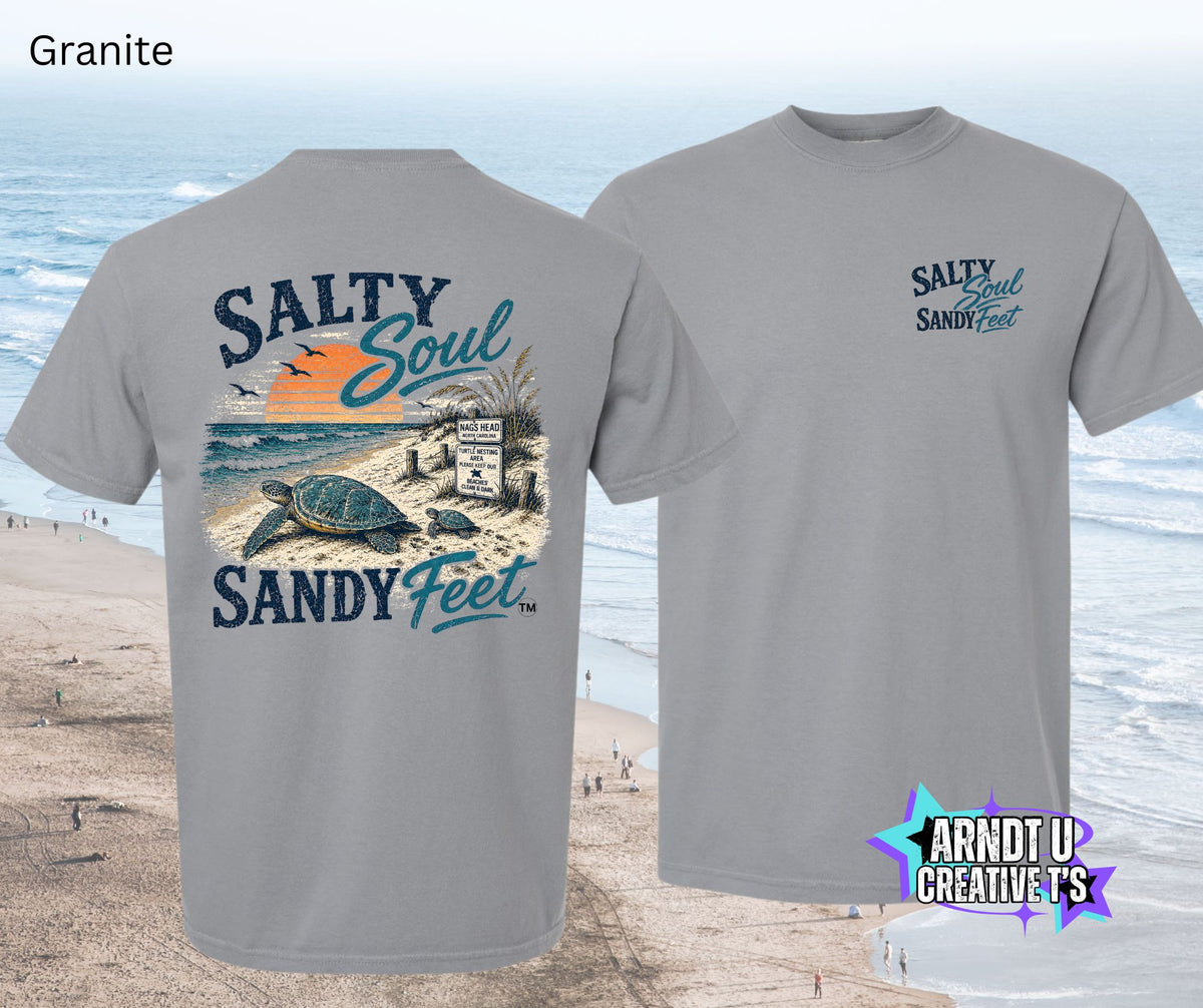 Salty Soul Sandy Feet Sea Turtles