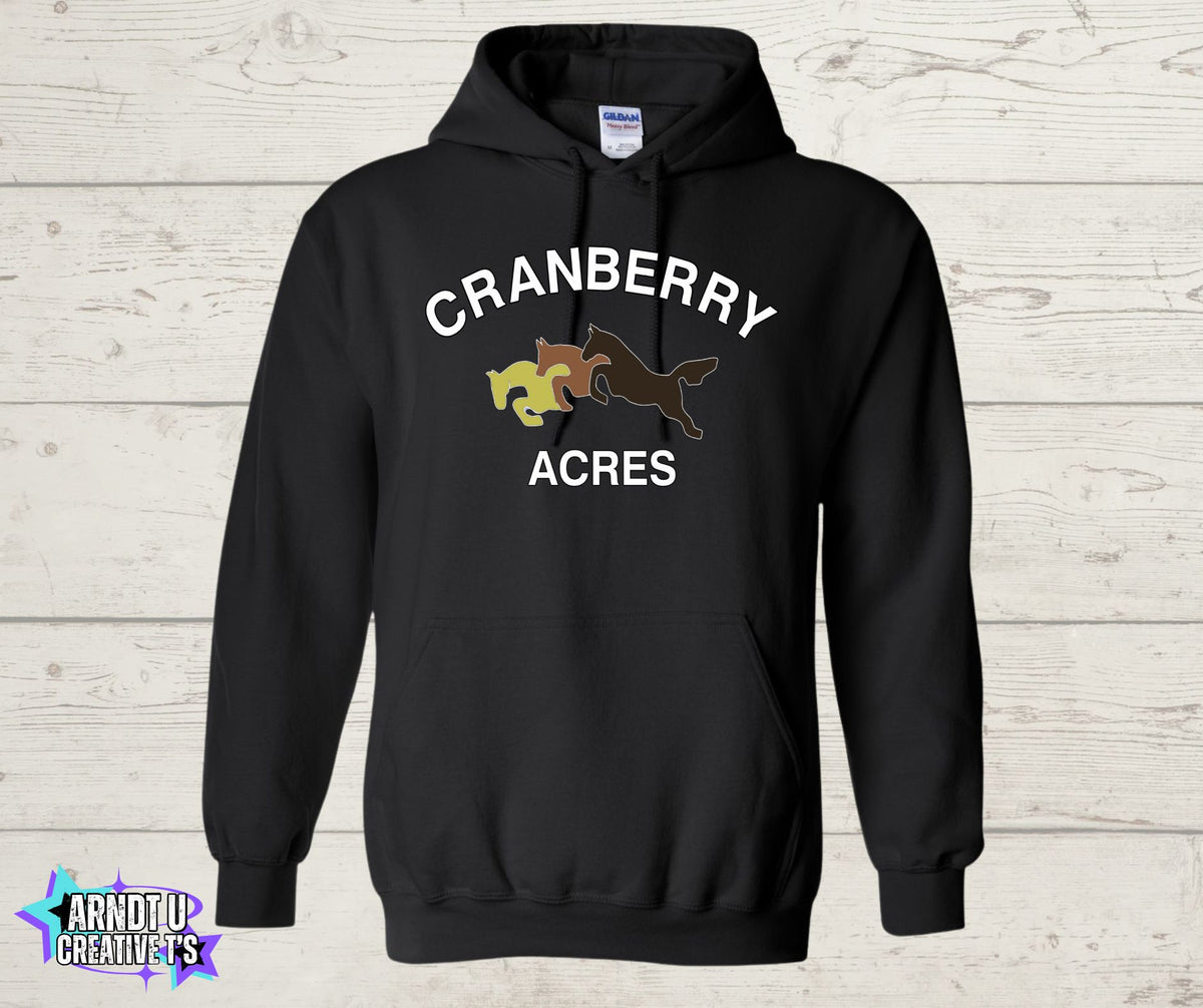 Cranberry Acres Gildan Hoodies Original Logo Front Only