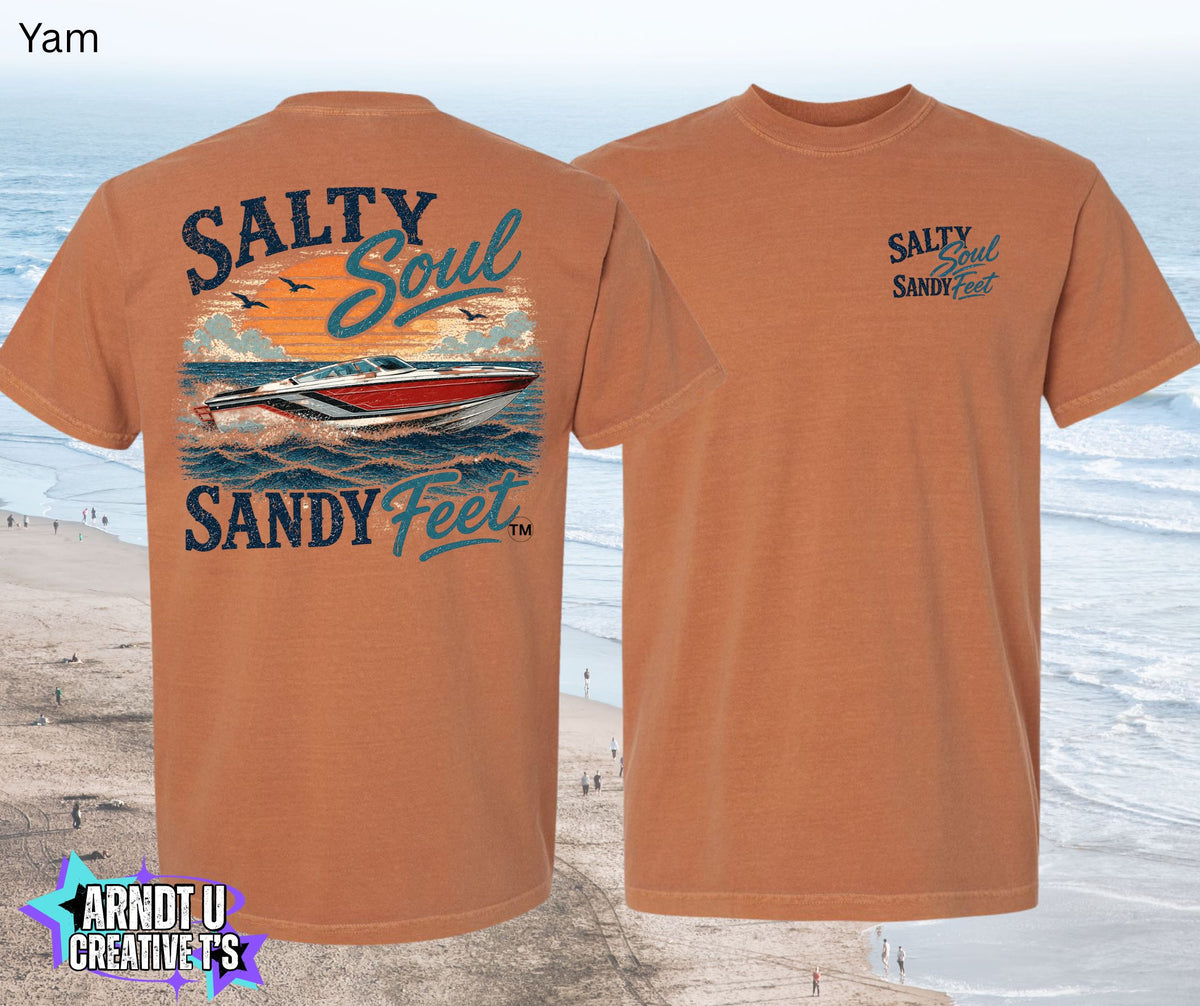 Salty Soul Sandy Feet Speed Boat