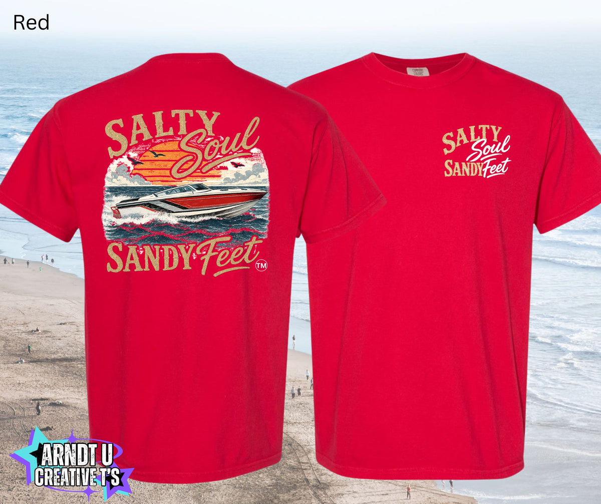 Salty Soul Sandy Feet Speed Boat