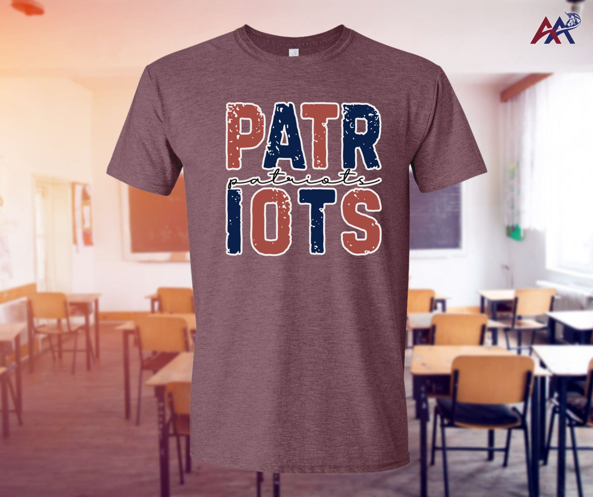 Patriots Block Letters Adult