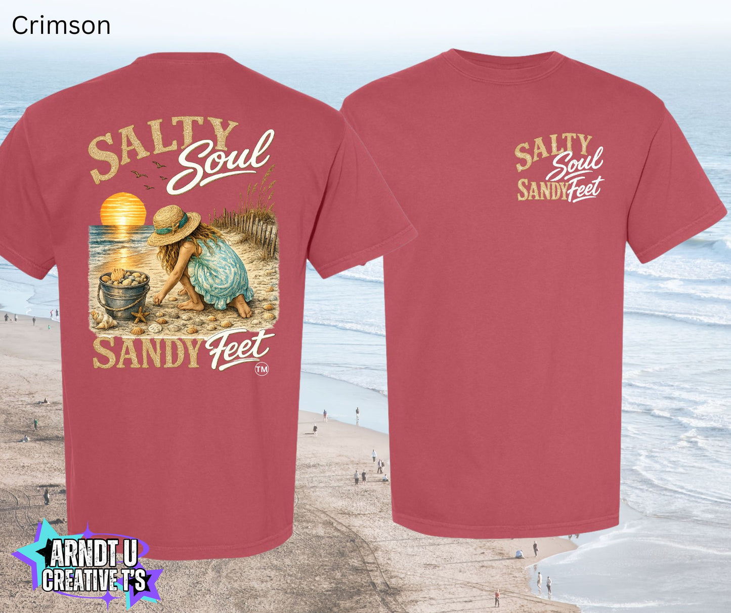 Salty Soul Sandy Feet Collecting Shells