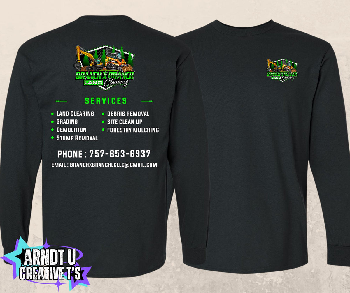 Branch X Branch Land Clearing Long Sleeve
