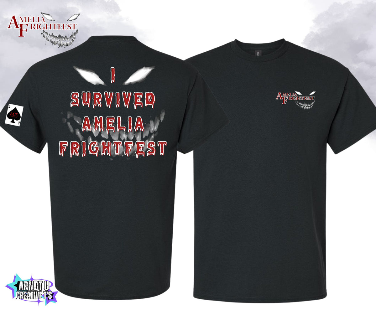 I Survived Amelia Frightfest 2025 Logo