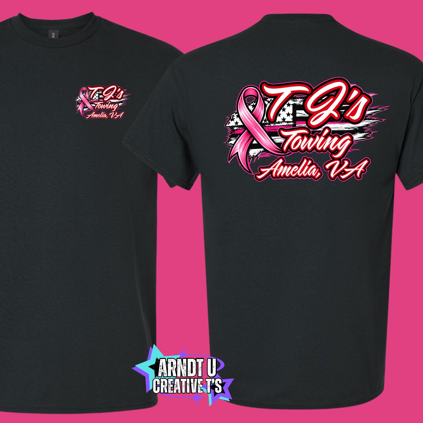 TJ's Towing Supporting Breast Cancer