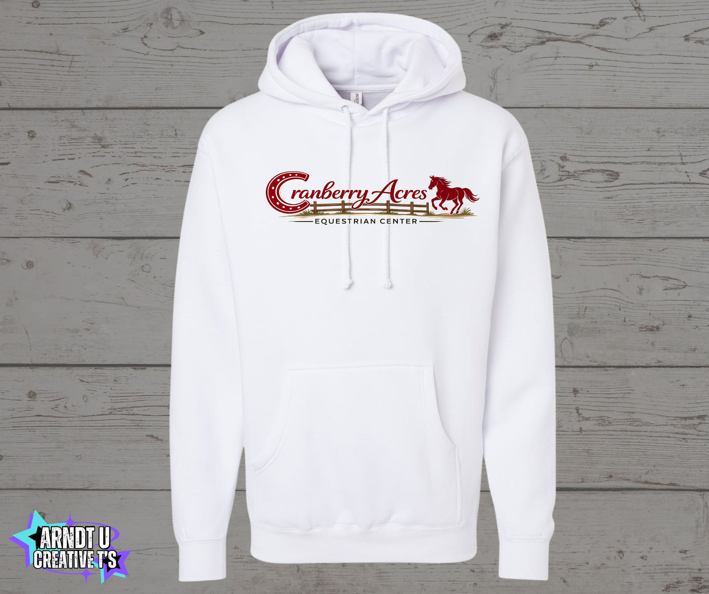 Cranberry Acres Gildan Hoodies Horse