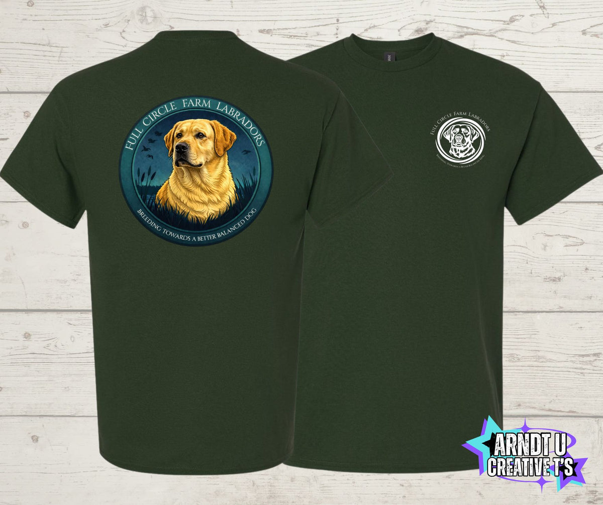 Full Circle Farm Labradors Yellow Lab Short Sleeve