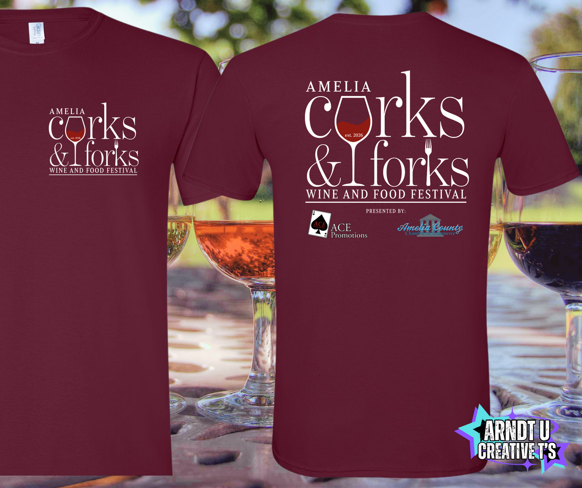 Corks & Forks Softstyle Short Sleeve