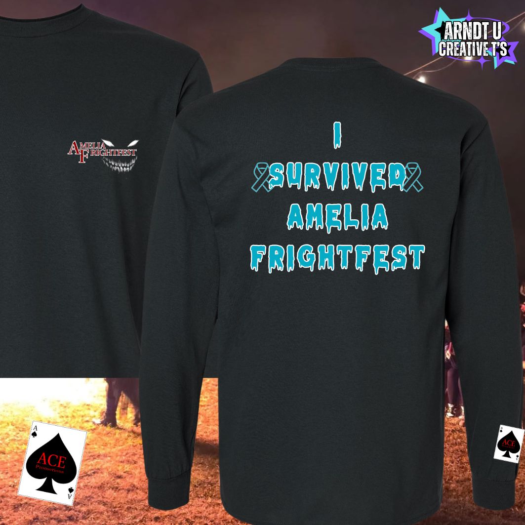 I SURVIVED AMELIA FRIGHTFEST OVARIAN CANCER AWARENESS