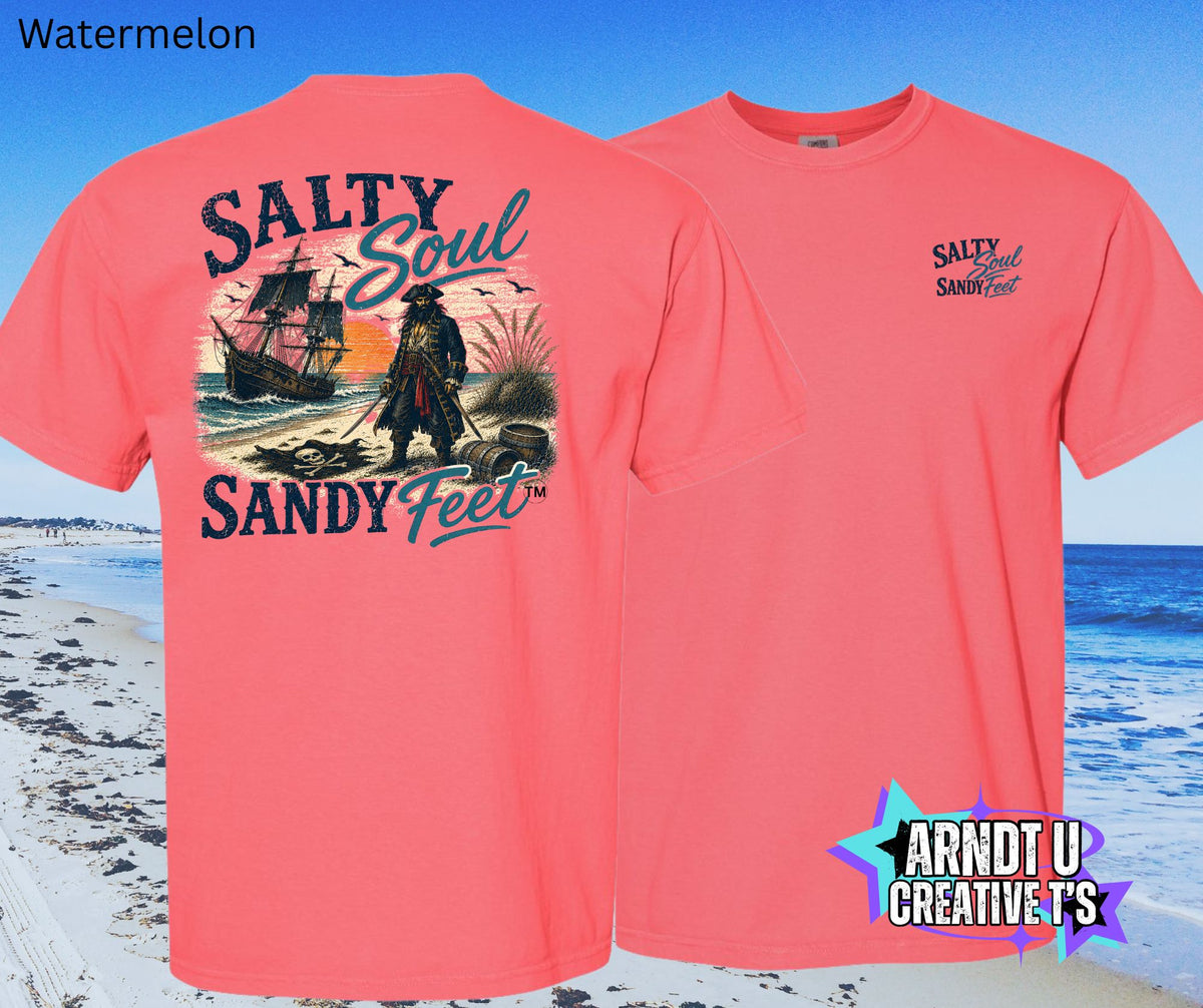 Salty Soul Sandy Feet Pirates
