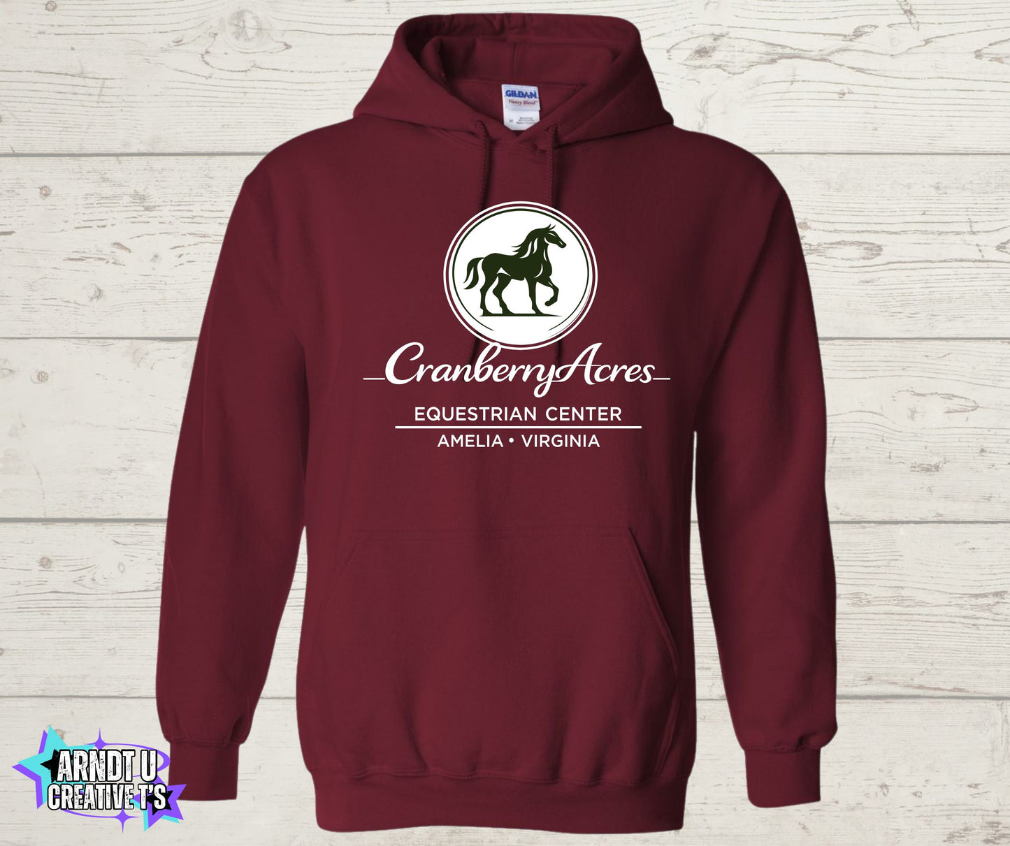 Cranberry Acres Gildan Hoodies Front Only