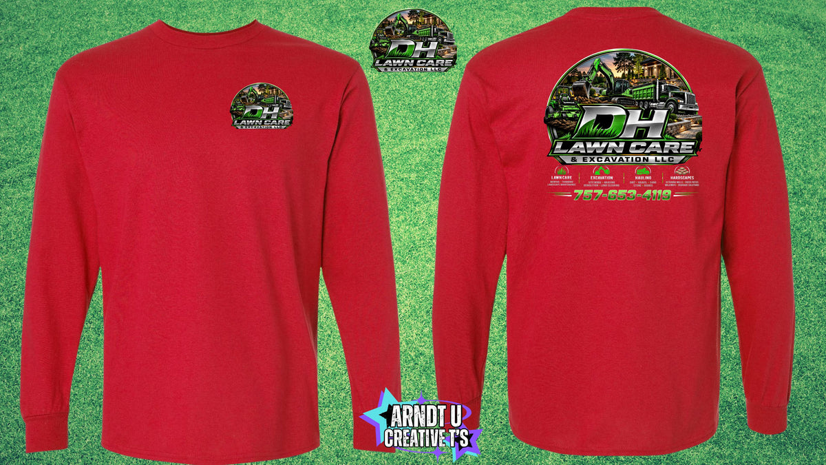 DH Lawn Care & Excavation LLC Long Sleeve