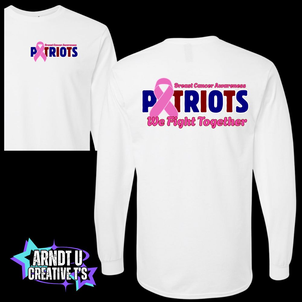 AA Youth Breast Cancer Awareness Front & Back Logo Short Sleeve & Long Sleeve