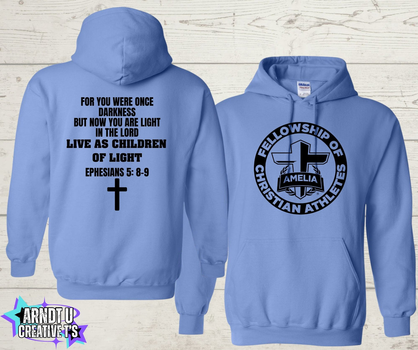 AMELIA FELLOWSHIP OF CHRISTIAN ATHLETES HOODIE