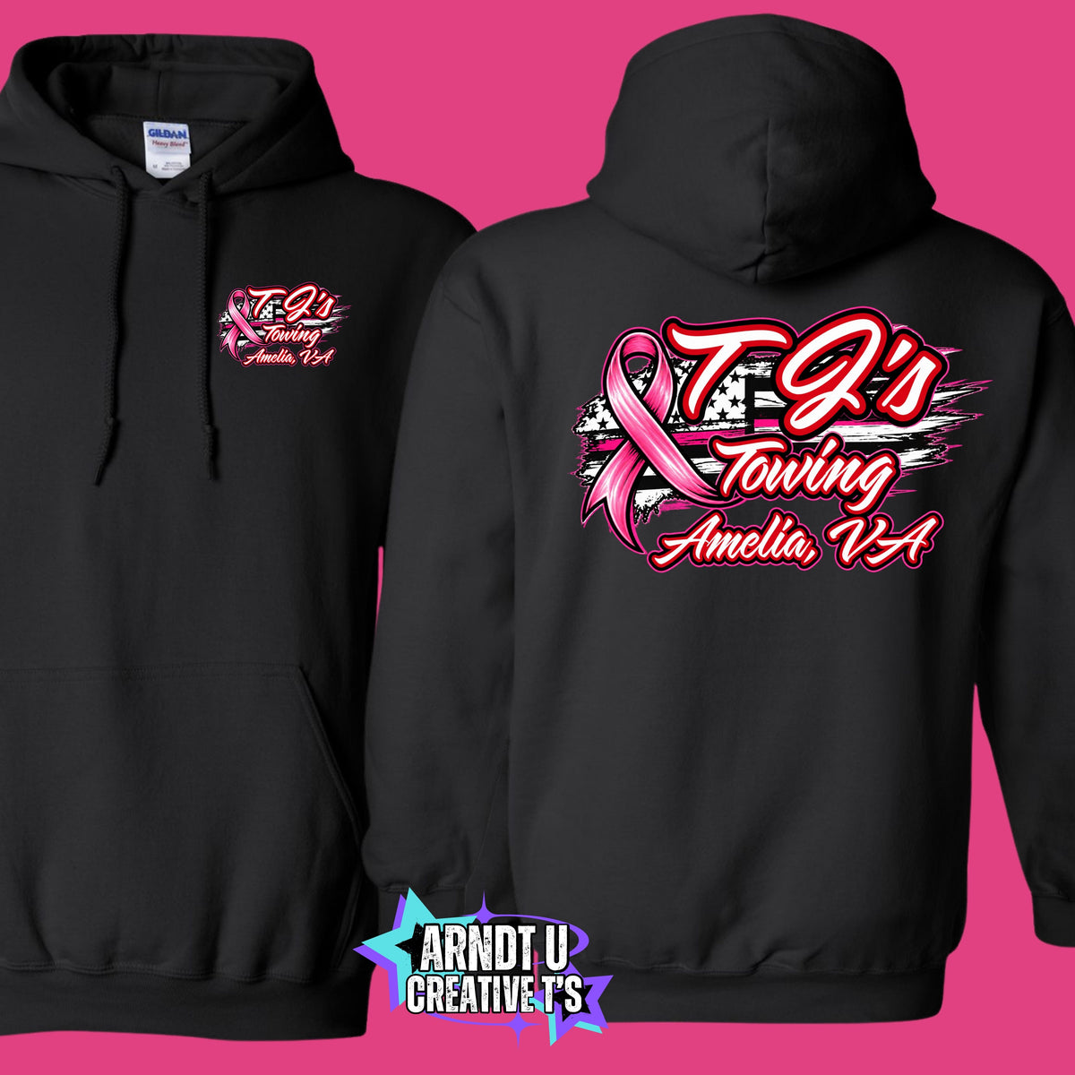 TJ's Towing Supporting Breast Cancer