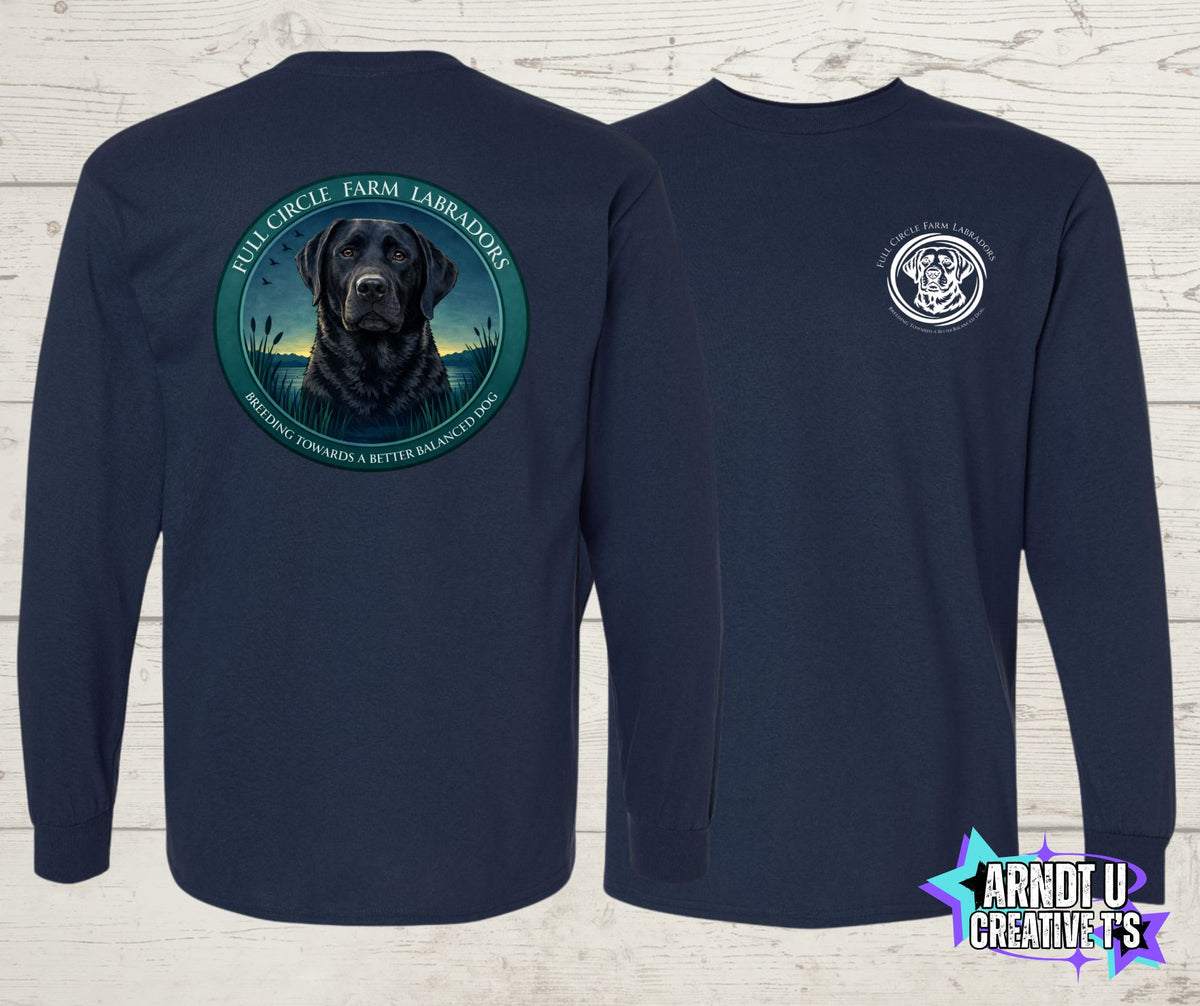 Full Circle Labradors Black Lab Long Sleeve