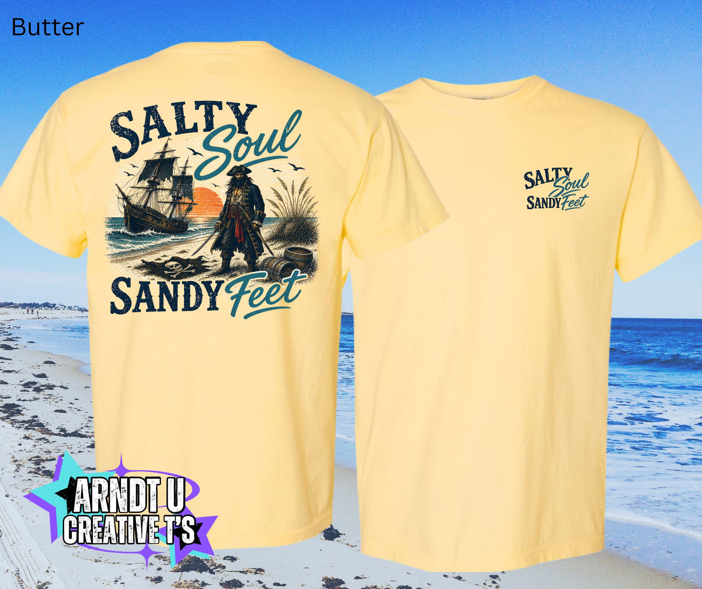 Salty Soul Sandy Feet Pirates