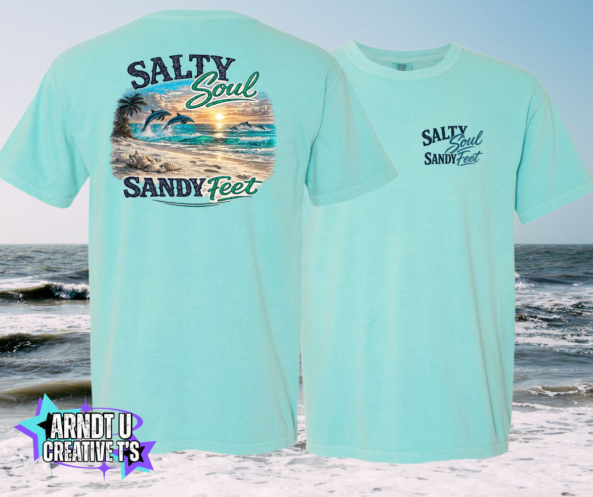 Salty Soul Sandy Feet Dolphins