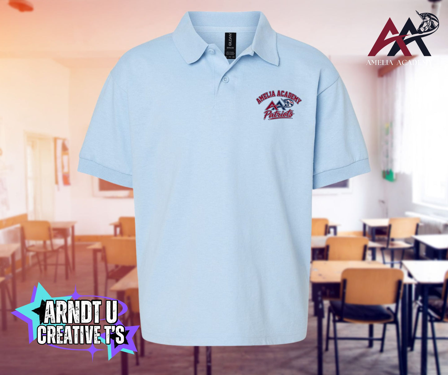 New Designs Gildan Unisex DryBlend® Jersey Polo