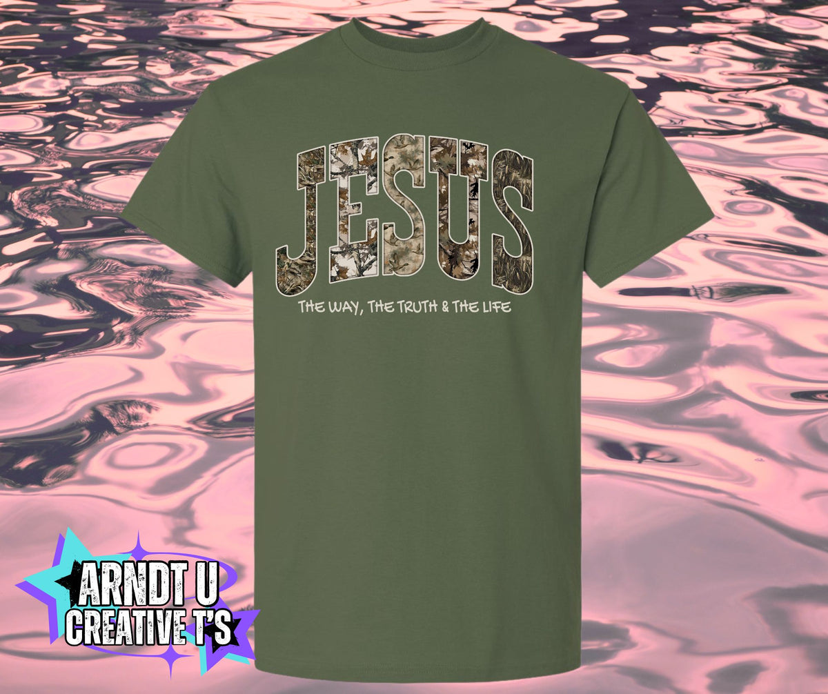 Jesus The Way the Truth Camo