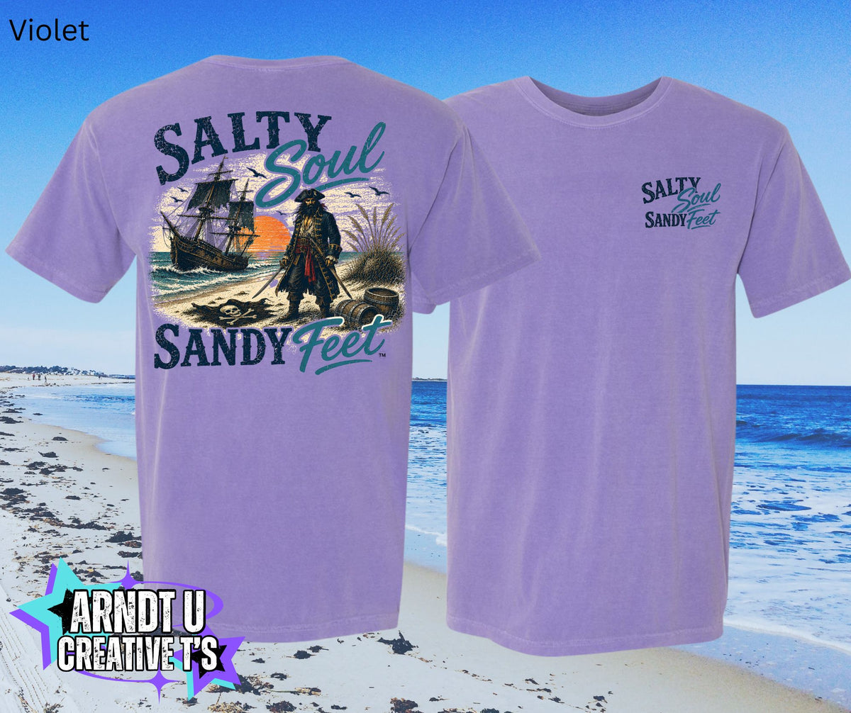 Salty Soul Sandy Feet Pirates