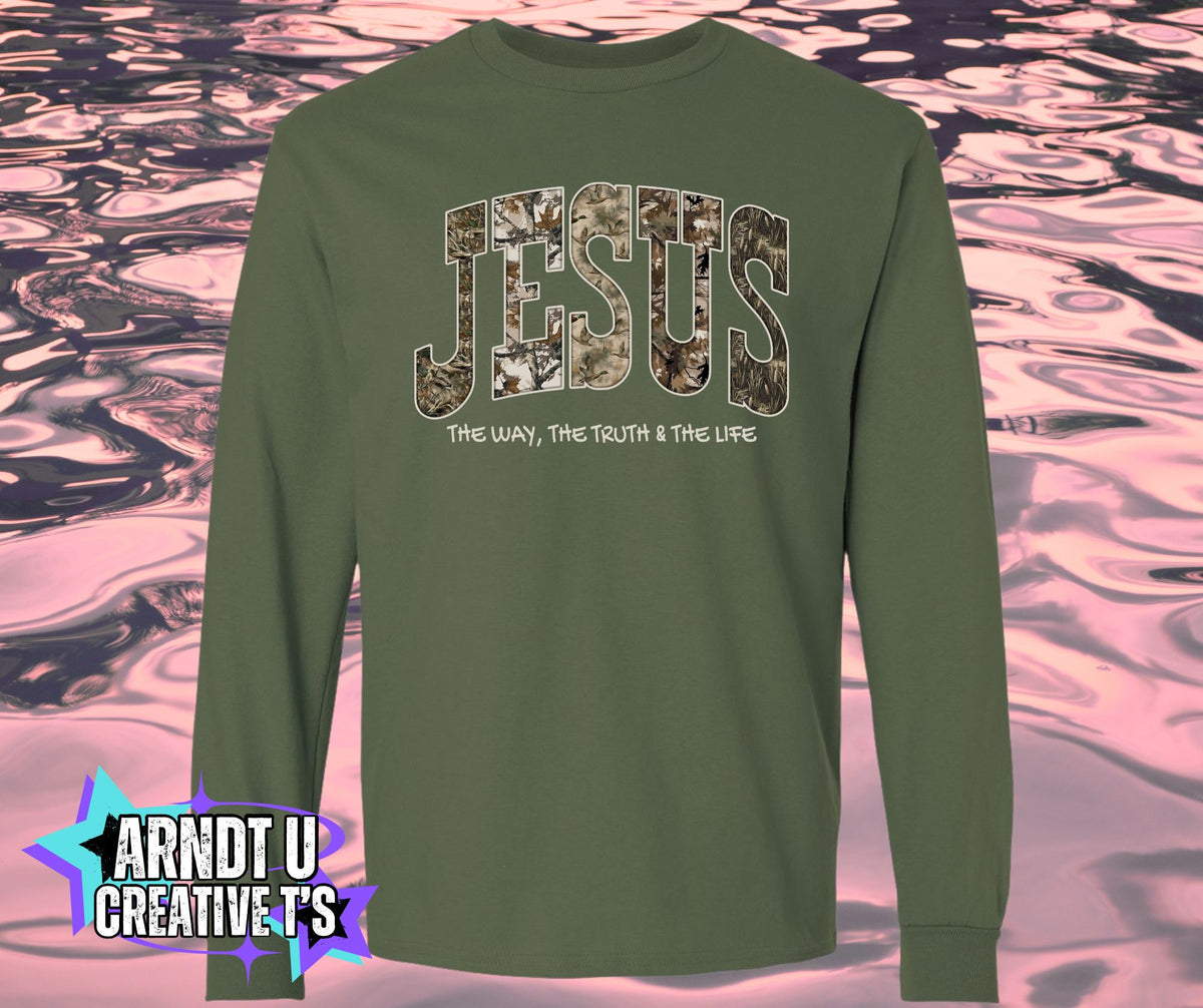 Jesus The Way the Truth Camo