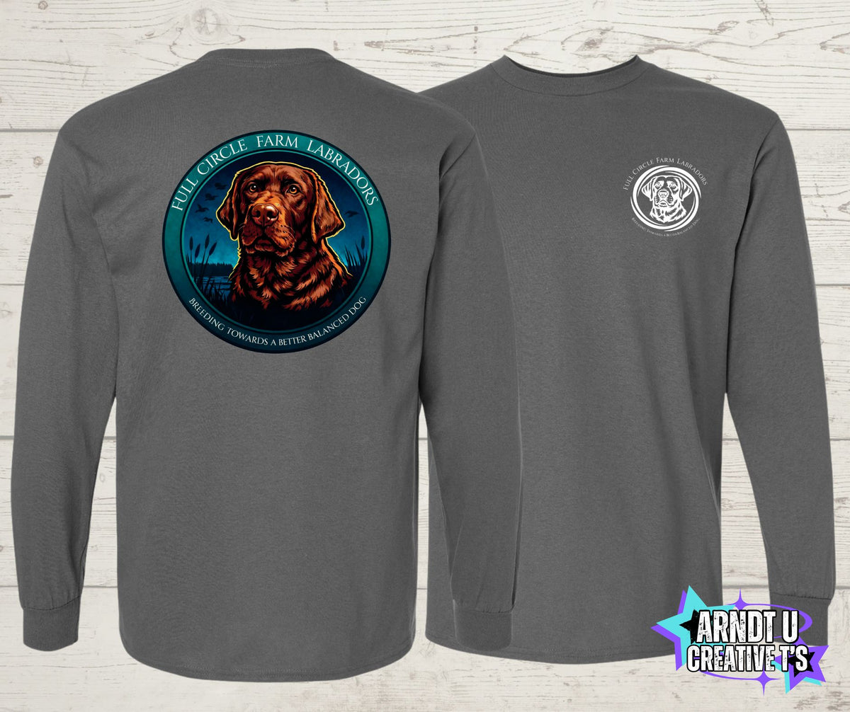 Full Circle Labradors Chocolate Lab Long Sleeve