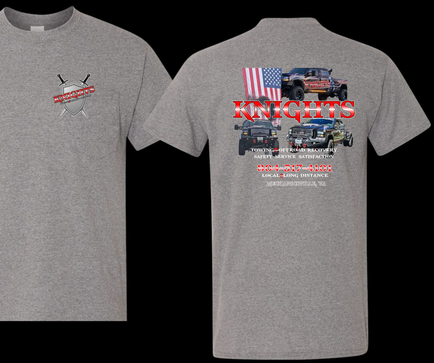 Adult Knights Towing Short Sleeve