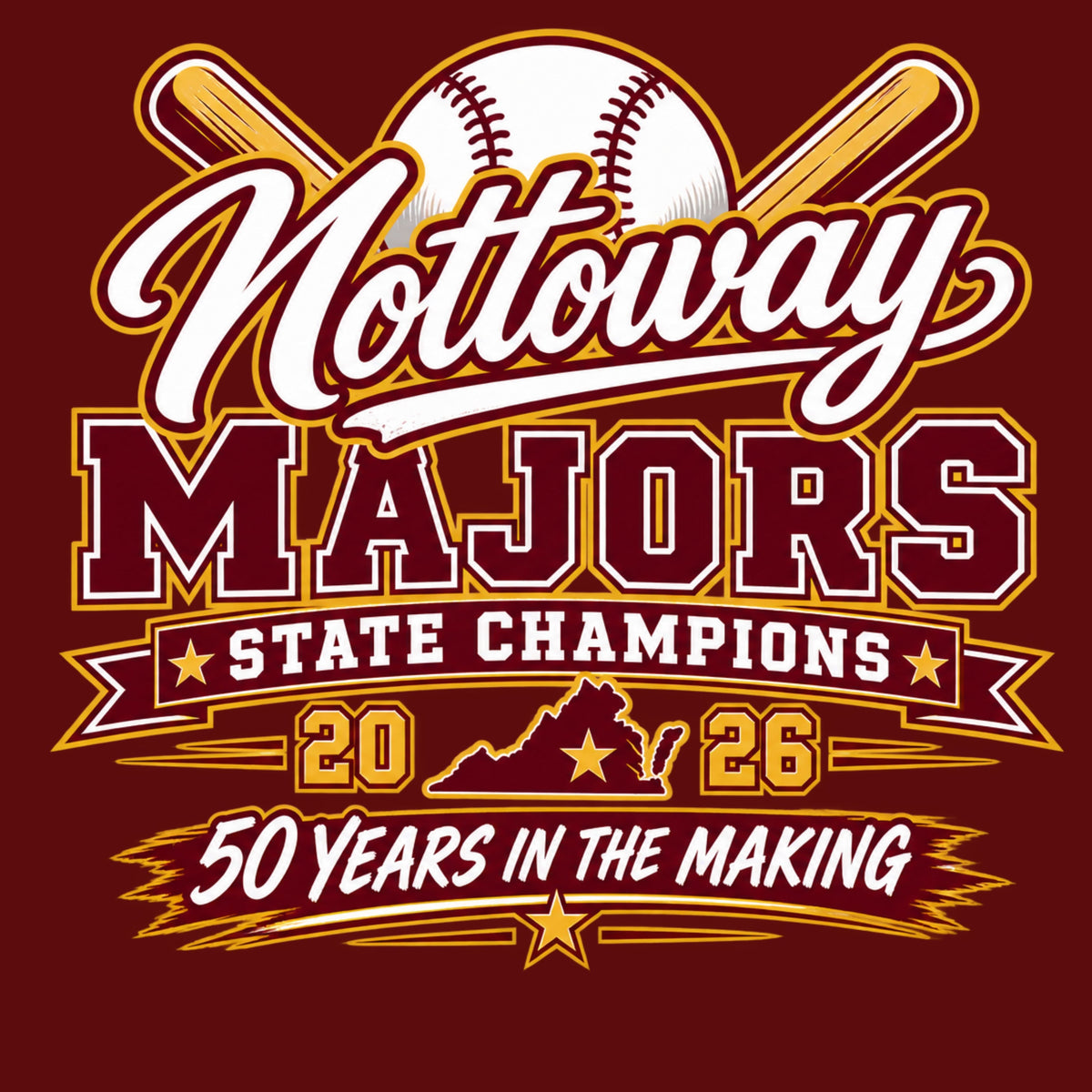 Nottoway Majors State Champions 2026