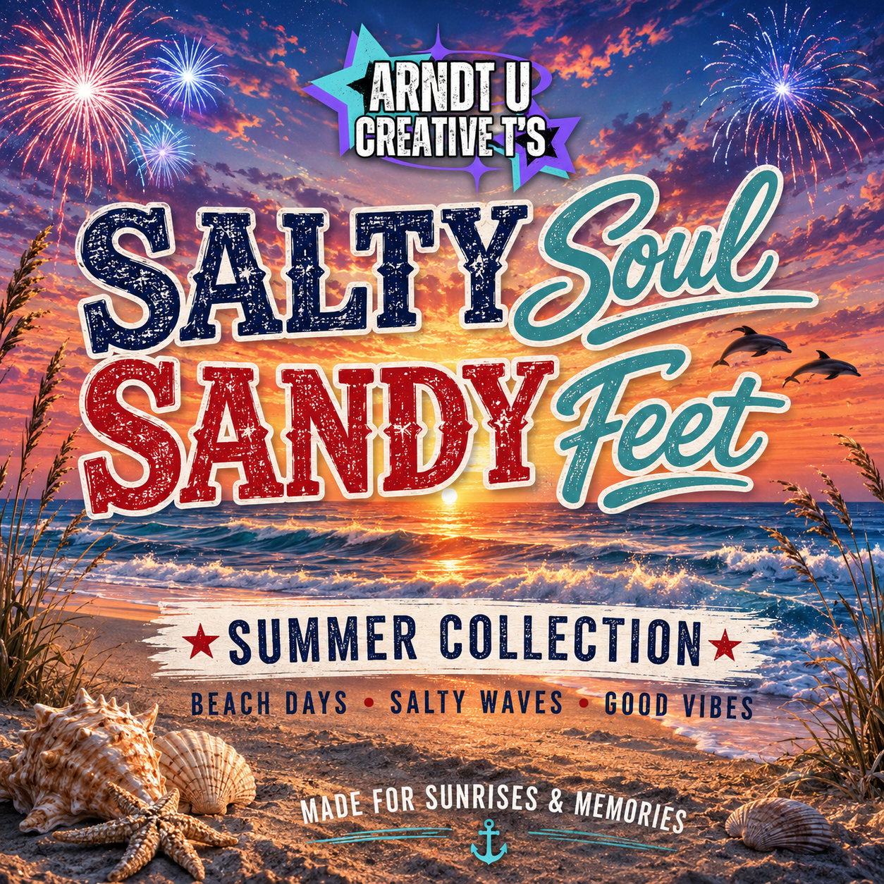 Salty Soul Sandy Feet Collection & MORE Summer Designs