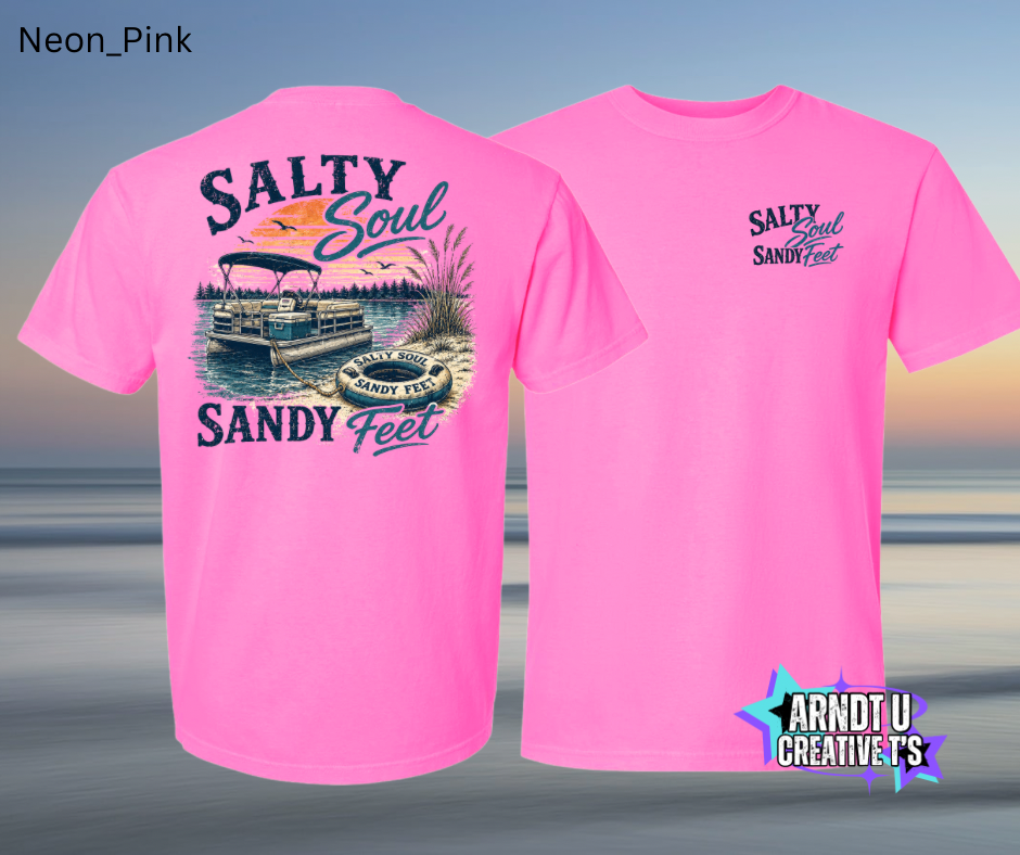 Salty Soul Sandy Feet Pontoon