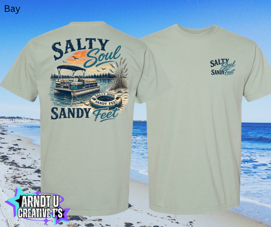 Salty Soul Sandy Feet Pontoon