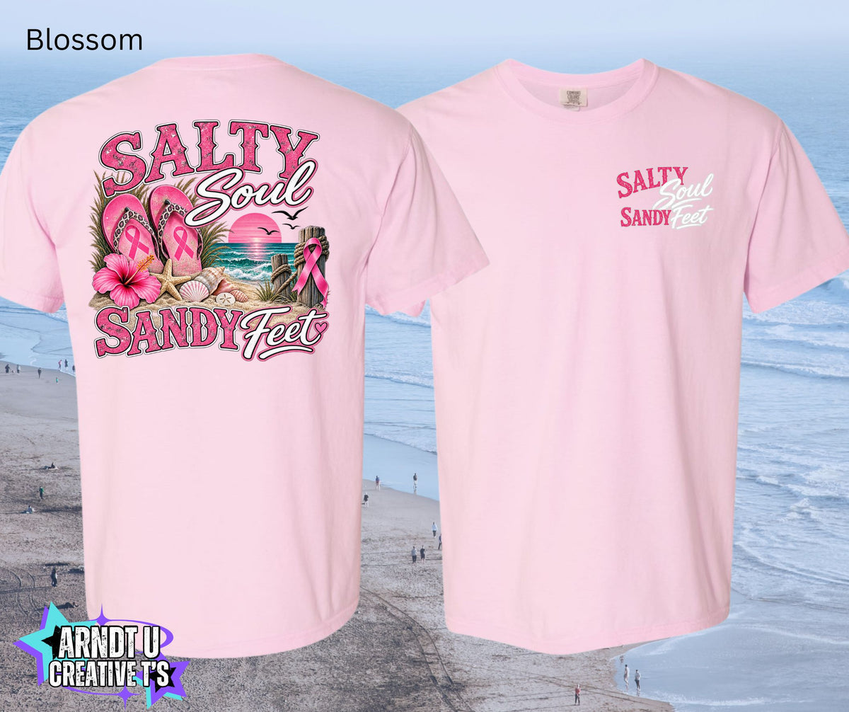 Salty Soul Sandy Feet Breast Cancer Awareness
