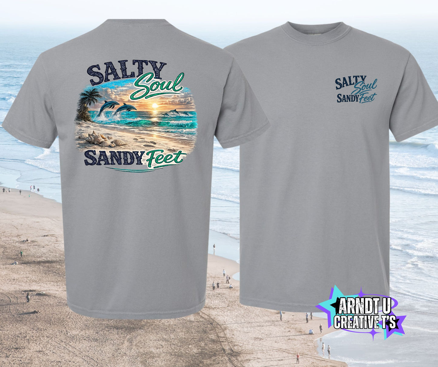 Salty Soul Sandy Feet Dolphins