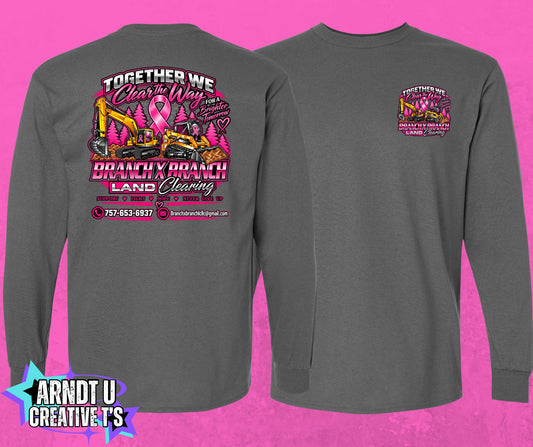 Breast Cancer Awareness BXB Land Clearing Long Sleeve