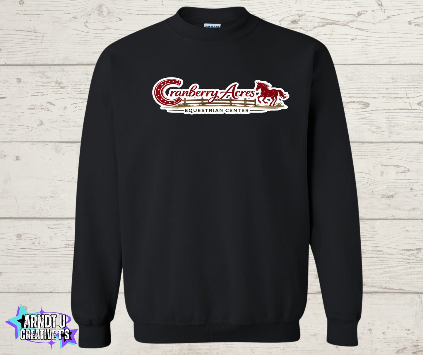 Cranberry Acres Crewneck Sweatshirt Horse