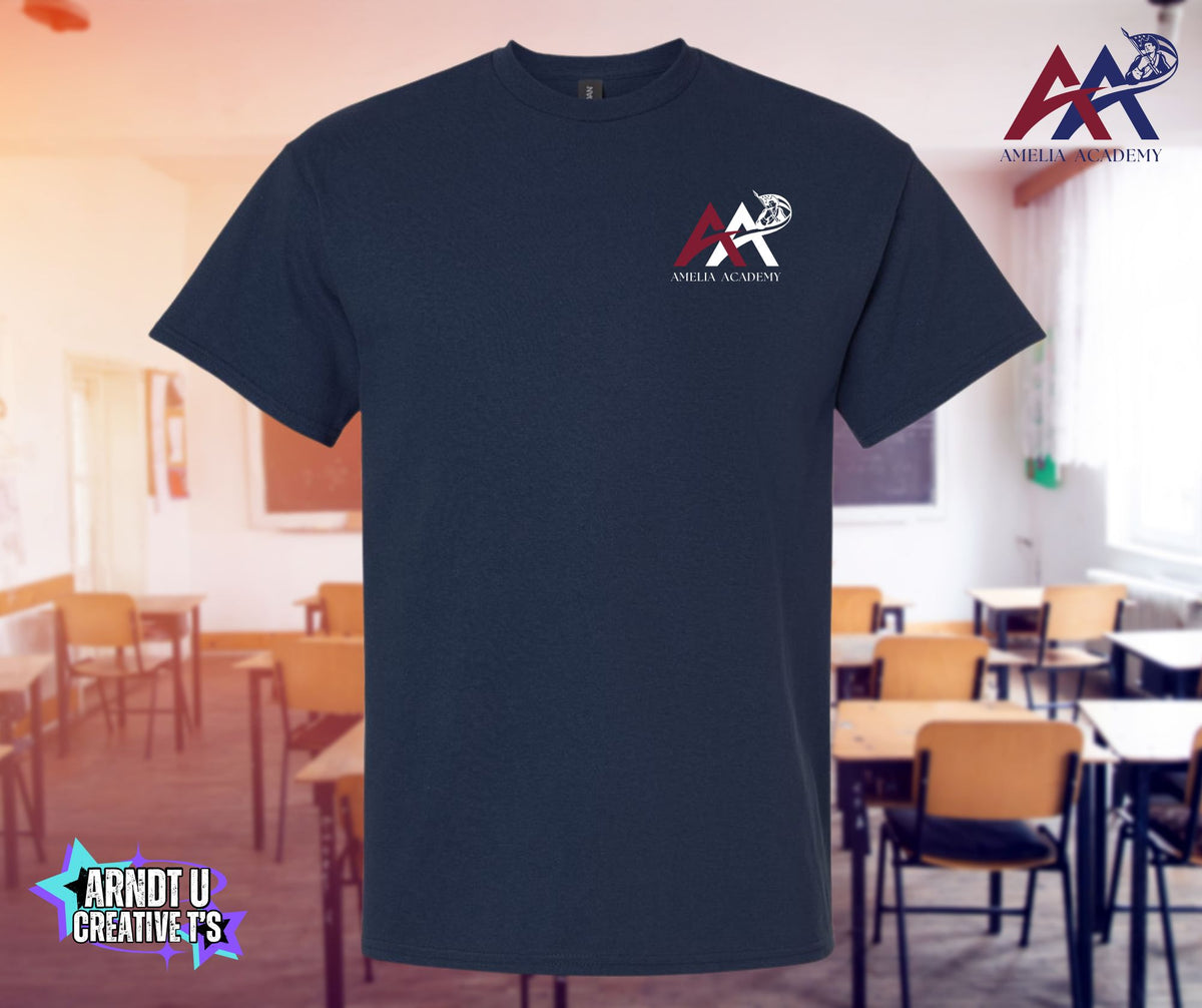 Amelia Academy Left Chest Logo