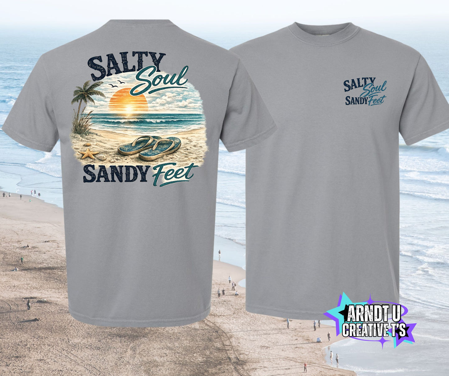 Salty Soul Sandy Feet Flip Flops