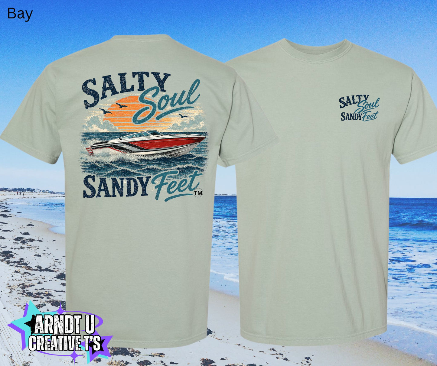 Salty Soul Sandy Feet Speed Boat