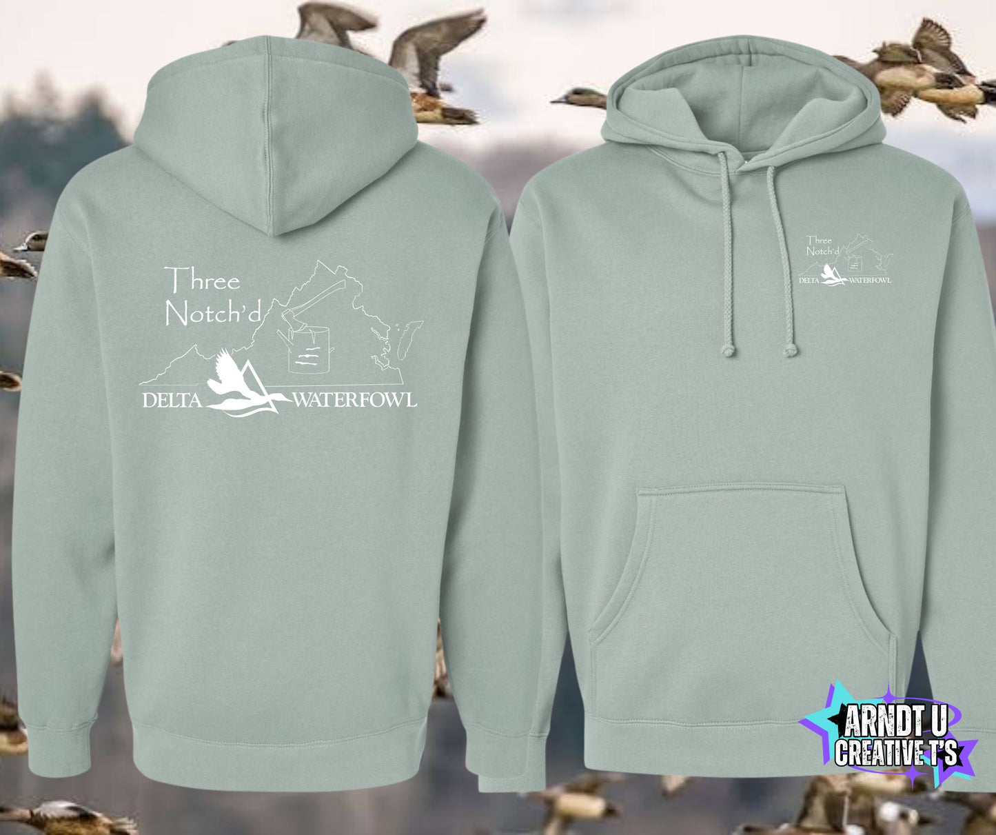 Three Notch'd Independent Trading Company Hoodies