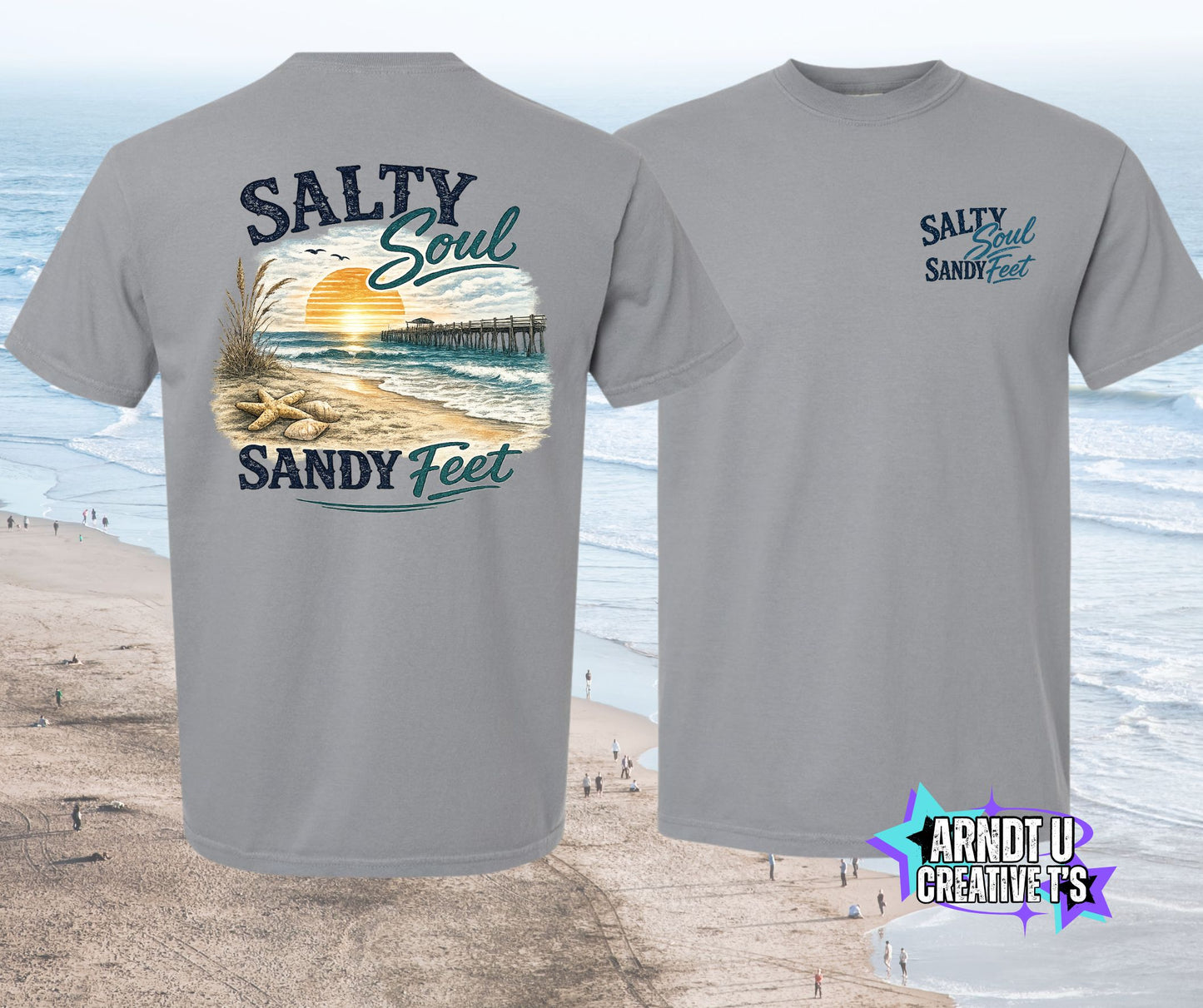 Salty Soul Sandy Feet Pier Time