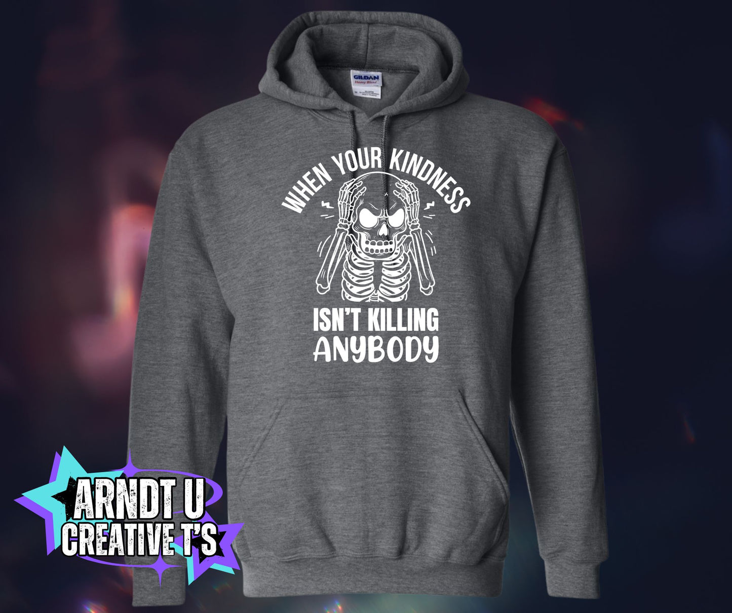 Killing With Kindness (White Writing)