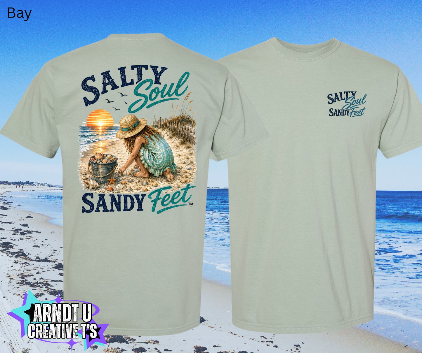 Salty Soul Sandy Feet Collecting Shells