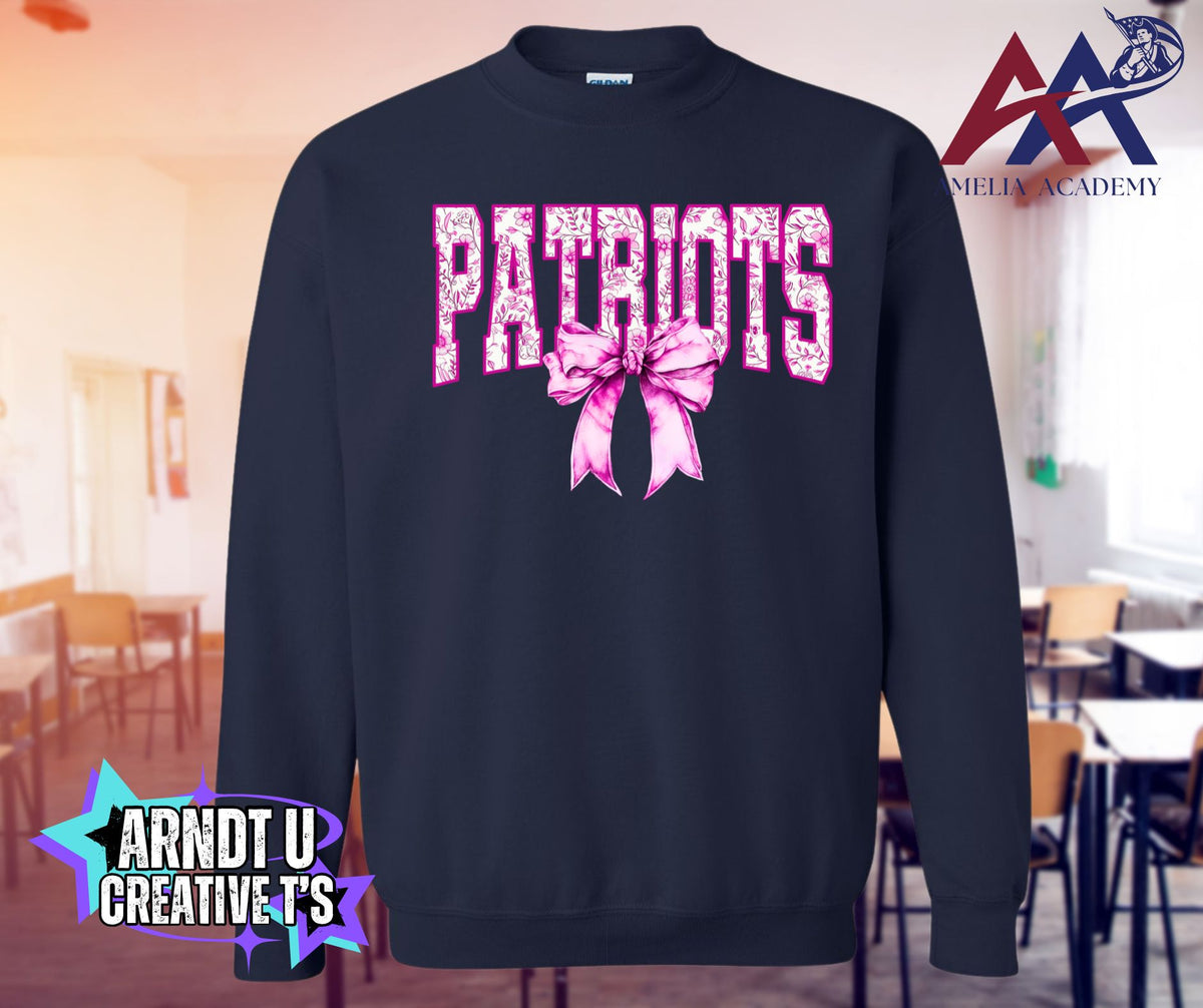 Youth Patriots Pink Bow
