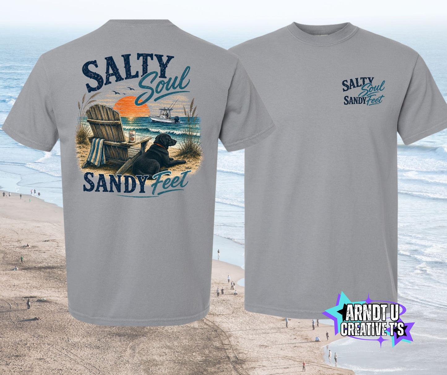 Salty Soul Sandy Feet Black Lab
