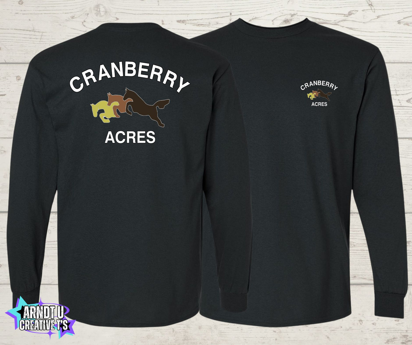 Cranberry Acres Long Sleeve Original Logo