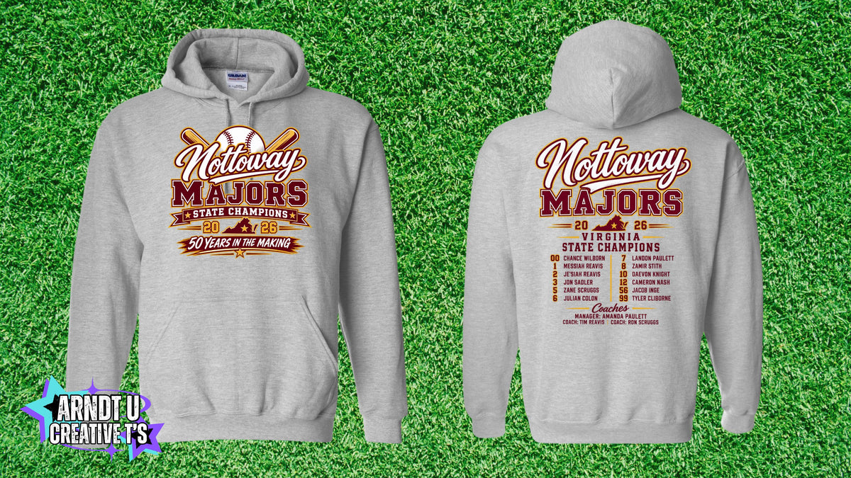 Nottoway Majors Gildan Hoodie Sweatshirt