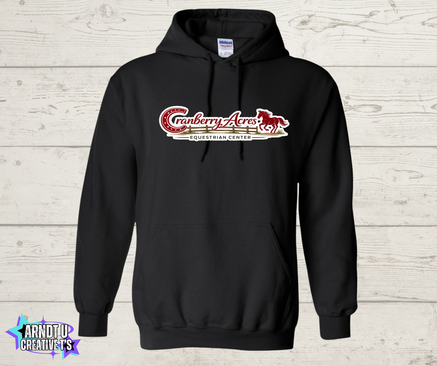 Cranberry Acres Gildan Hoodies Horse