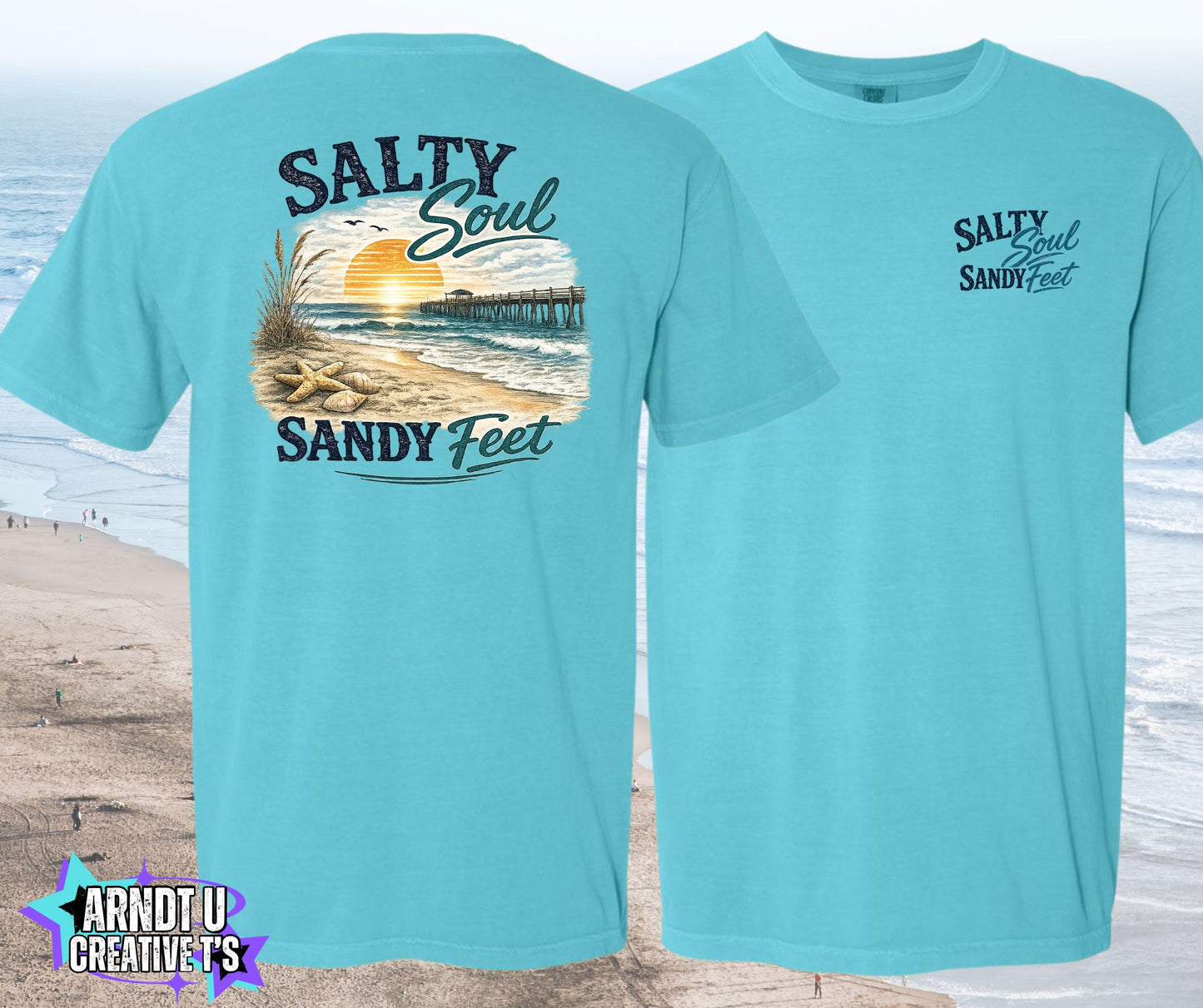 Salty Soul Sandy Feet Pier Time